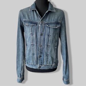 Volcom Denim Jacket with Crochet detail on back